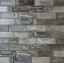 Porcelain Subway Tile Washed Blend Glossy 4x12 for kitchen backsplash, bathroom, and shower