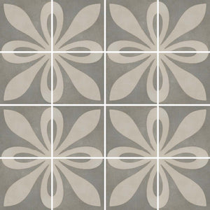 Patterned Porcelain Tile Cement One 8x8 for floor and wall