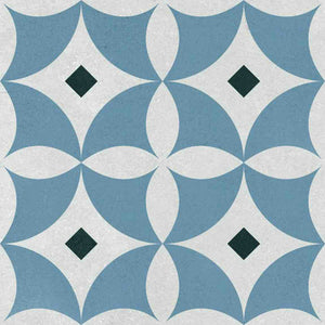 Patterned Porcelain Tile Fnideq 8x8 for backsplash, bathroom, shower, floor, wall, and pool