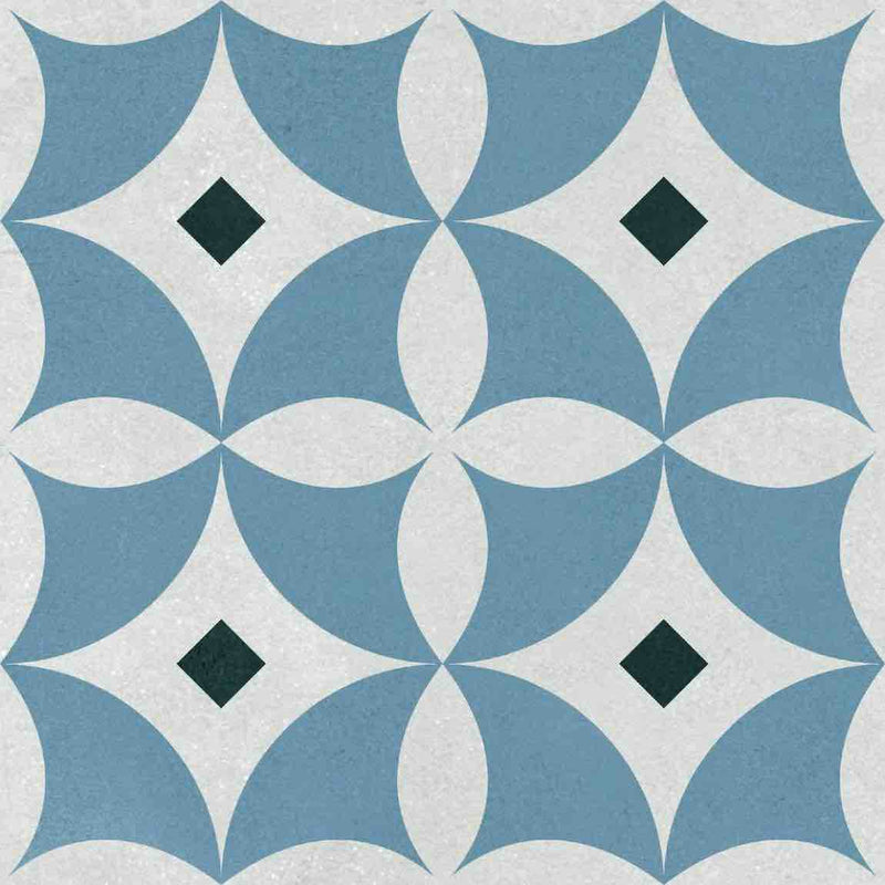 Patterned Porcelain Tile Fnideq 8x8 for backsplash, bathroom, shower, floor, wall, and pool