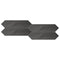 Charcoal Glossy 3x12 Picket Ceramic Wall Tile
