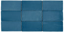 Coastal Blue 2.5x5 Ceramic Subway Tile for kitchen backsplash, bathroom, and shower wall