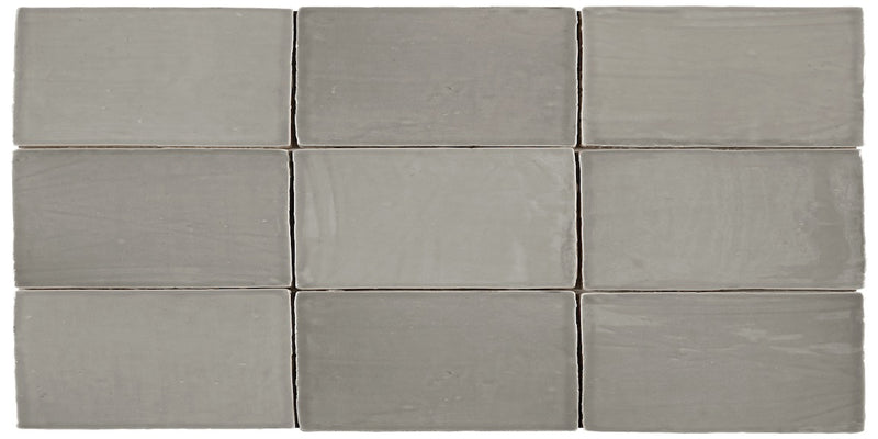 Coastal Grey 2.5x5 Ceramic Subway Tile for kitchen backsplash, bathroom, and shower walls.