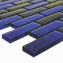 Dark Pool Glass Mosaic Tile Cobalt 1x3 for spas