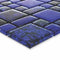 Dark Pool Glass Mosaic Tile Cobalt Random for spas