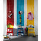 Kids Room featured wall using the Color Splash Subway Tiles Collection by Mineral Tiles