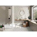 Contemporary Bathroom and Shower featuring a sand beach subway tile by Mineral Tiles