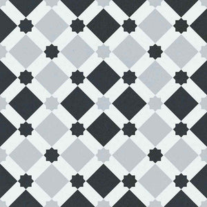 Patterned Porcelain Tile Dusk 8x8 for kitchen, backsplash, bathroom, shower, and wall