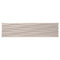 Elegance Cement Glossy Ripple Deco Tile 4x16 for kitchen backsplash, bathroom, and shower walls