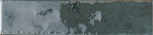 City Distressed Subway Tile Emerald Glossy 2x10
