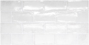 Farmhouse Subway Tile 3x6 White for kitchen and bathroom
