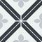 Patterned Porcelain Tile Bloom 8x8 for kitchen, backsplash, bathroom, shower, floor, wall, and pool