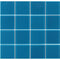 Glass Mosaic Tile Minimalistic Turquoise 3x3 for bathroom, kitchen backsplash, and swimming pool