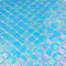 Glass Mosaic Tile Radiance Iridescent Blue for bathroom and showers