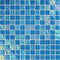 Glass Mosaic Tile Sheen Blue 1x1 for pool and bathroom