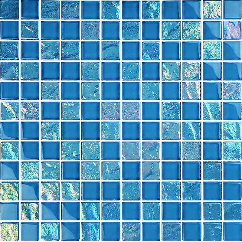 Swim Paradise 1x1 Glass Mosaic