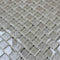Glass Mosaic Tile Staggered Mirroring Grey 1x1 for backsplash and bathroom