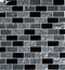 Glass Pool Mosaic Tile Black Blend 1x2 for swimming pool, kitchen backsplash, bathroom, and shower