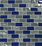 Glass Pool Mosaic Tile Navy Blend 1x2 for pool and spas