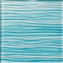 Glass Pool Tile Waves Turquoise 6x6 for swimming pool, bathroom, and spa
