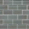 Glass Subway Mosaic Tile Gray 2x4 for backsplash, bathroom, shower wall, and swimming pools