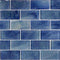 Glass Subway Tile Stratus Blue 2x4 for saltwater pools and spas