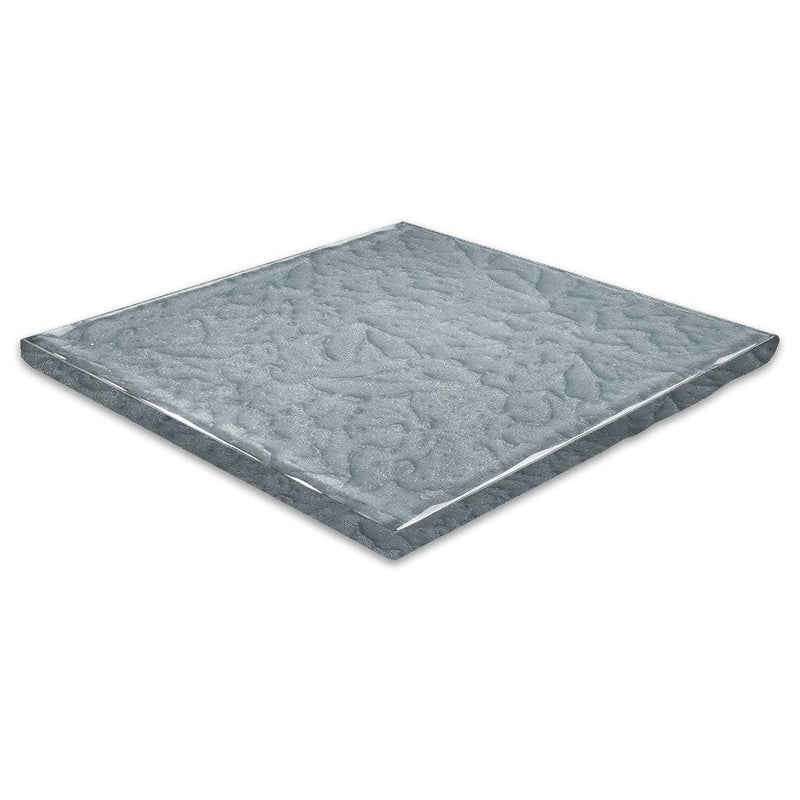 Surfaced Glass Tile Grey 6x6 for swimming pool and spas
