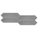 Gray Glossy 3x12 Picket Ceramic Wall Tile for bathroom and shower walls