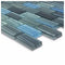 Grey Blue Waters Glass Mosaic Tile 1x2 for pool and shower