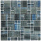 Greyblu Waters Glass Mosaic Tile Pattern for pools and bathrooms