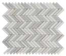 Herringbone Glass Stone Tile Haisa Light for shower