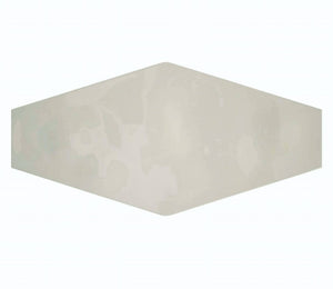 Hexagon Tile Glossy Cream 4x8 Long for backsplash and bathroom walls