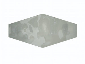 Hexagon Tile Glossy Grey 4x8 Long for kitchen backsplash, and bathroom walls