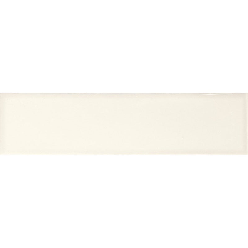 Home Alabaster 3x12 Ceramic Bullnose Tile to finish the edge of a backsplash or bathroom walls