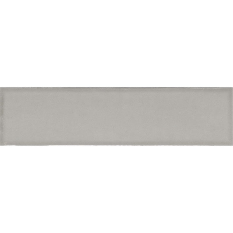 Home Chelsea Grey 3x12 Ceramic Bullnose Tile to finish the edge of backsplash, bathroom, or shower wall.