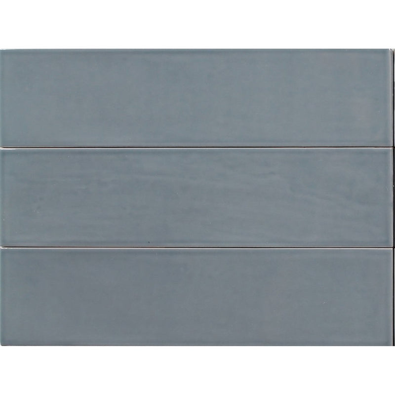 Home Waterloo Blue 3x12 Subway Ceramic Wall Tile for kitchen and bathroom