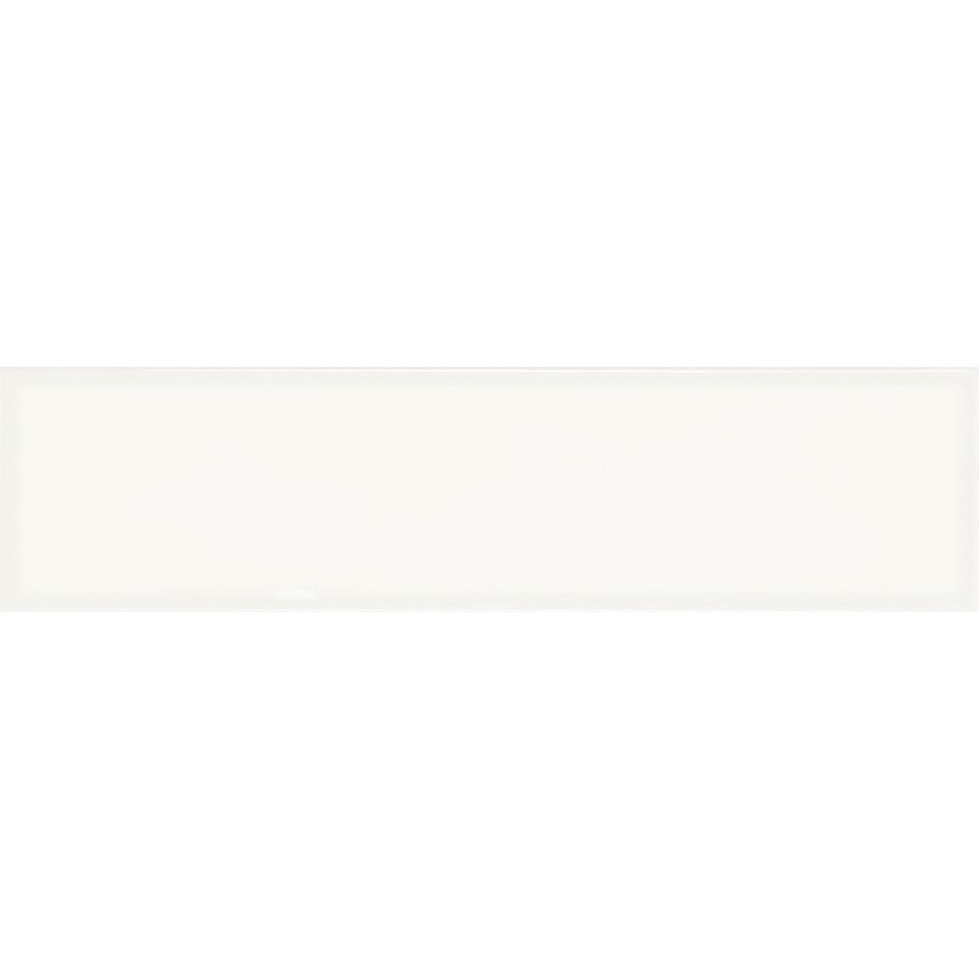 White Ceramic Subway Tile 3x12 Bullnose