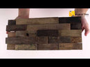 Reclaimed Boatwood Mosaic Tile Linear