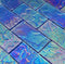 Iridescent Glass Subway Tile Patina 2x4