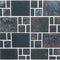 Iridescent Glass Tile Veranda Grey Mixed for pool and spas
