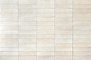 City Distressed Subway Tile Ivory Matte 2x10