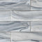 Liquified Glass Subway Tile Lake Matte 3x12 for backsplash and bathroom