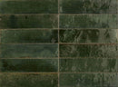 Magnolia Distressed Subway Tile Olive 2.5x9.5 Media 1 of 2 for floor and walls