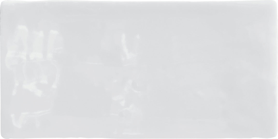 Handcrafted Light Grey 3x6 Ceramic Wall Tile