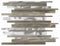 Metal Mosaic Tile Backsplash Bronze for backsplash