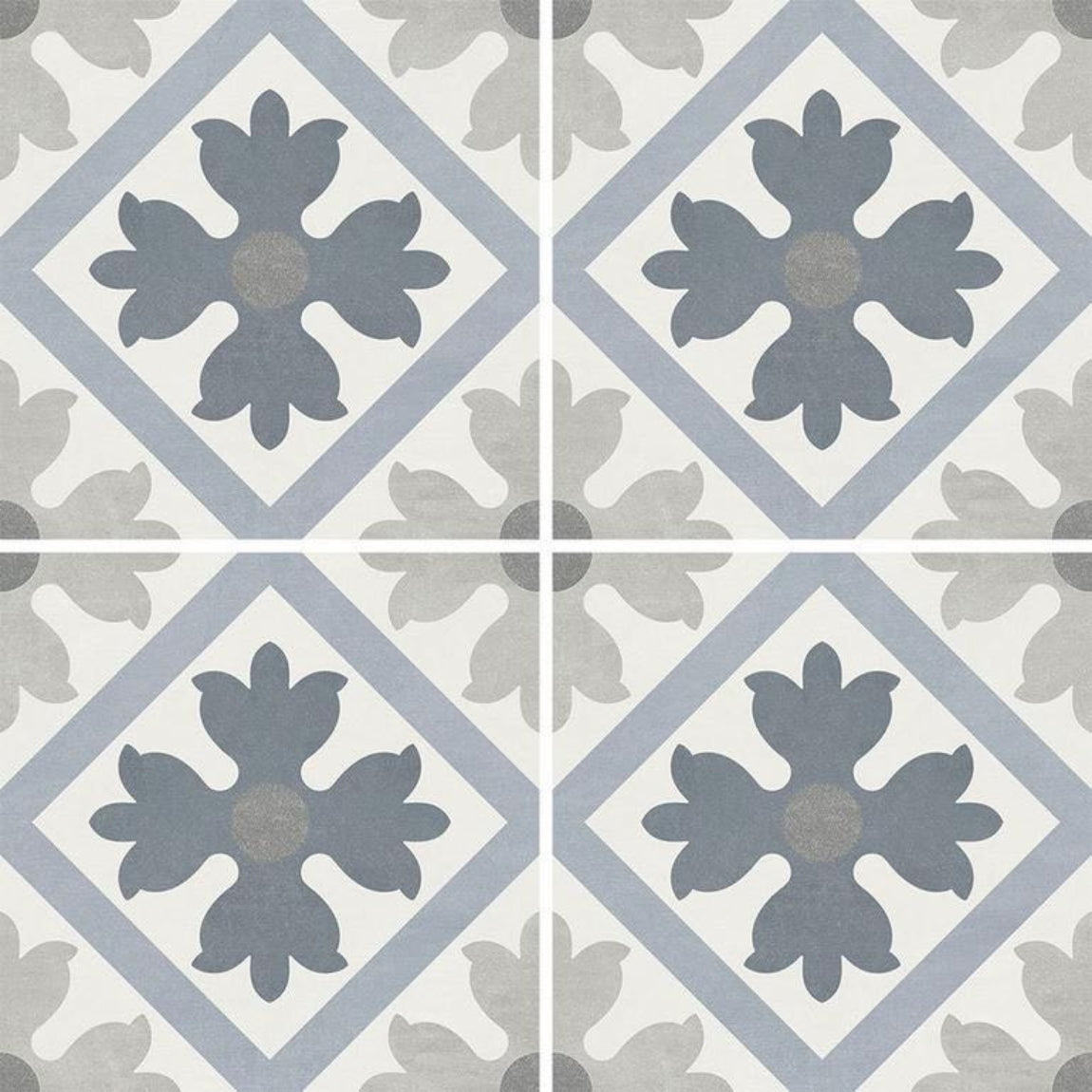 Miami Patterns Flower Porcelain Pool Tile 6x6