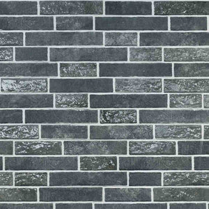 Urban Brick Porcelain Tile Mulberry 6x15 for fireplaces, kitchen backsplash, and bathrooms