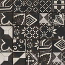 Patterned Porcelain Tile Nero Blend 12x12 for kitchen backsplash, bathroom, and shower