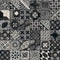 Patterned Porcelain Tile Nero Blend 8x8 for kitchen backsplash, bathroom, and bathroom
