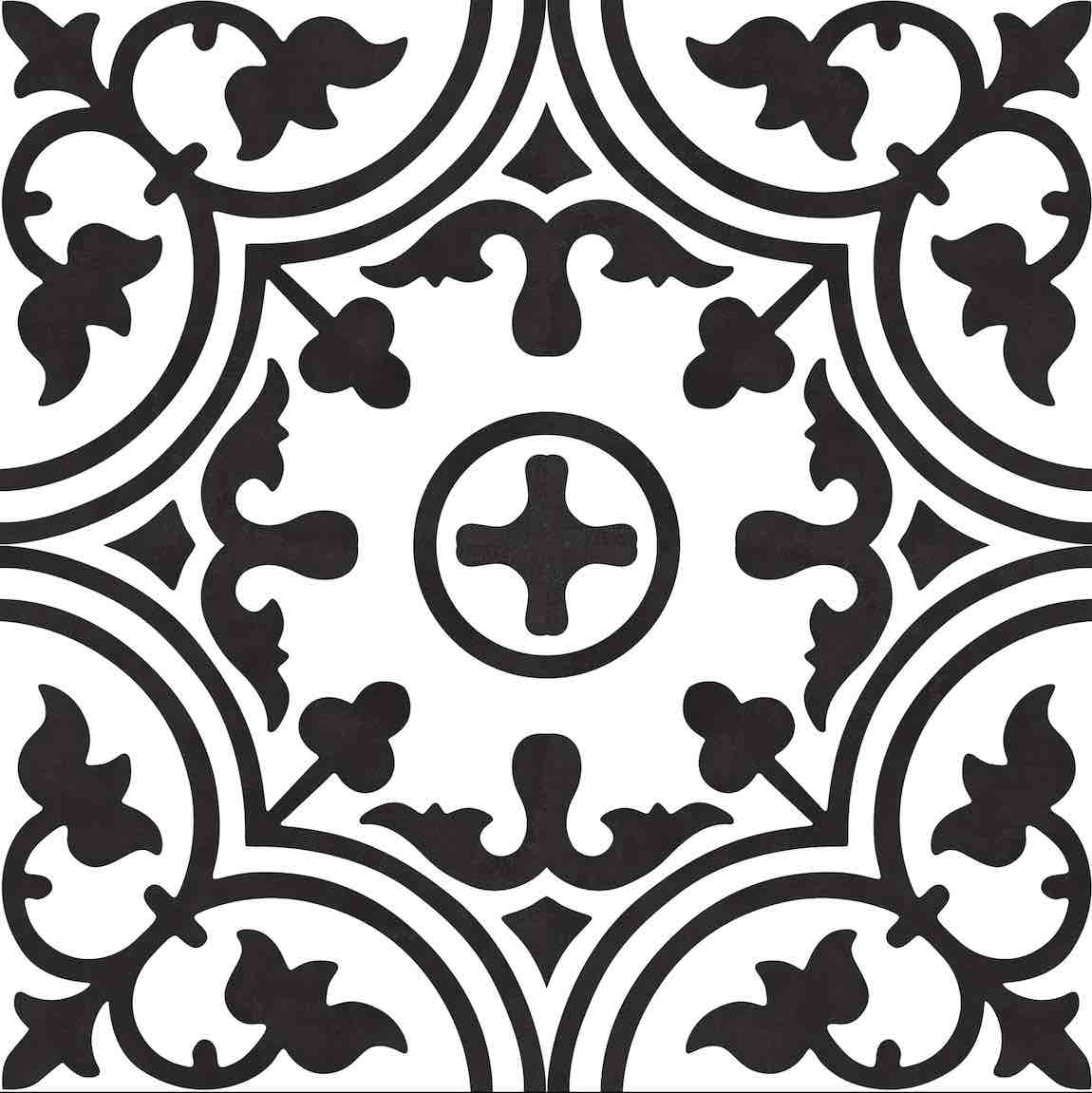 Patterned Tile Heritage 8x8 - Pattern 1